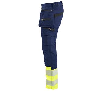 113011498933 Blaklader High Vis Hose Stretch marineblau gelb_3.jpg